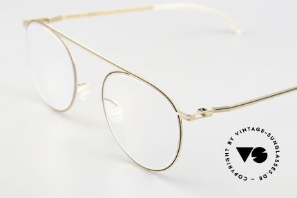 Mykita Studio 6.5 Champagne Gold Black Design, Resultat ist ein dreidimensionales grafisches Muster, Passend für Damen Mykita Studio 6.5 Champagne Gold Black Design, Resultat ist ein dreidimensionales grafisches Muster, Passend für Damen