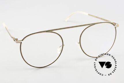 Mykita Studio 6.5 Champagne Gold Black Design, dadurch wird fast ein psychedelischer Effekt erzeugt, Passend für Damen Mykita Studio 6.5 Champagne Gold Black Design, dadurch wird fast ein psychedelischer Effekt erzeugt, Passend für Damen