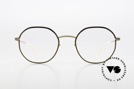 Mykita Studio 6.6 Rahmen Champagne Gold Black, inspiriert von der optischen Illusionskunst 1960's, Passend für Damen Mykita Studio 6.6 Rahmen Champagne Gold Black, inspiriert von der optischen Illusionskunst 1960's, Passend für Damen