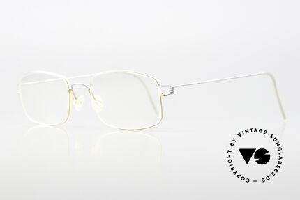 Lindberg Taurus Air Titan Rim Titanium Brille Aus den 90ern, ein echtes altes Lindberg Original aus den 90er Jahren, Passend für Herren und Damen
