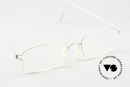 Lindberg Taurus Air Titan Rim Titanium Brille Aus den 90ern, noch mit den alten Lindberg Aufdrucken ohne Bezeichnung, Passend für Herren und Damen