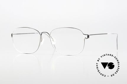 Lindberg Mars 52 Air Titan Rim Herrenbrille Aus Den 1990ern, LINDBERG Air Titanium Rim Brille in Größe 52-20, 145, Passend für Herren