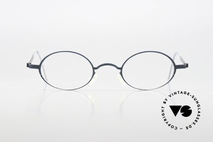 Lindberg 5000 Strip Titan Extra Kleine Brille 41mm Size, Modell 5000 aus den 90ern; Größe 41/22, blau-metallic, Passend für Herren und Damen Lindberg 5000 Strip Titan Extra Kleine Brille 41mm Size, Modell 5000 aus den 90ern; Größe 41/22, blau-metallic, Passend für Herren und Damen