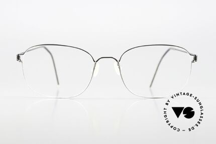 Lindberg Mars 54 Air Titan Rim Titanrahmen Mattschwarz Grau, Modell MARS aus den 90ern in mattschwarz und grau, Passend für Herren