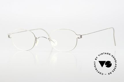 Lindberg Indus Air Titan Rim Kleine Brille Titanium Klassiker, Lindberg Brille aus der 90er Jahre Air Titan Rim Serie, Passend für Herren und Damen Lindberg Indus Air Titan Rim Kleine Brille Titanium Klassiker, Lindberg Brille aus der 90er Jahre Air Titan Rim Serie, Passend für Herren und Damen