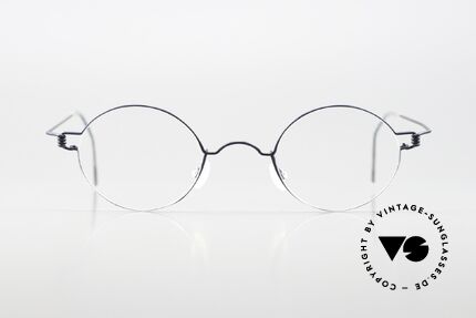 Lindberg Corona 42 Air Titan Rim Runde Brille In Dunkelblau Matt, vielfach ausgezeichnet hinsichtlich Qualität und Design, Passend für Herren und Damen Lindberg Corona 42 Air Titan Rim Runde Brille In Dunkelblau Matt, vielfach ausgezeichnet hinsichtlich Qualität und Design, Passend für Herren und Damen