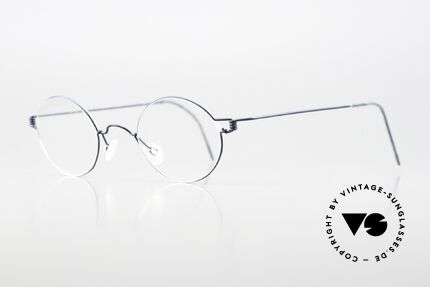 Lindberg Corona 42 Air Titan Rim Runde Brille In Dunkelblau Matt, so zeitlos, stilvoll und innovativ = Prädikat "VINTAGE", Passend für Herren und Damen Lindberg Corona 42 Air Titan Rim Runde Brille In Dunkelblau Matt, so zeitlos, stilvoll und innovativ = Prädikat "VINTAGE", Passend für Herren und Damen