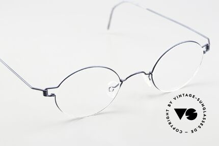Lindberg Corona 42 Air Titan Rim Runde Brille In Dunkelblau Matt, eleganter Rahmen ohne Schrauben, Nieten oder Lötungen, Passend für Herren und Damen Lindberg Corona 42 Air Titan Rim Runde Brille In Dunkelblau Matt, eleganter Rahmen ohne Schrauben, Nieten oder Lötungen, Passend für Herren und Damen