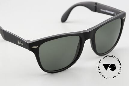 Ray Ban Wayfarer II Folding Faltbare Wayfarer Sonnenbrille, Größe: large, Passend für Herren