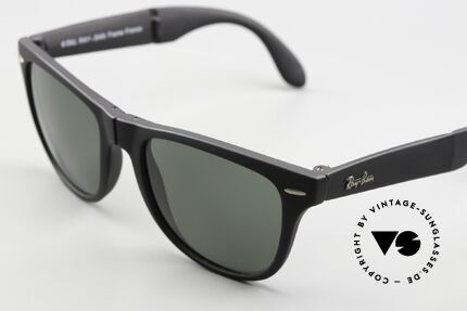 Ray Ban Wayfarer II Folding Faltbare Wayfarer Sonnenbrille, ungetragen (wie alle unsere vintage Ray Bans), Passend für Herren
