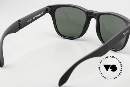 Ray Ban Wayfarer II Folding Faltbare Wayfarer Sonnenbrille, Größe: large, Passend für Herren