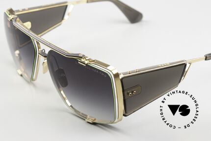 DITA Souliner Two Eye-Catcher Sonnenbrille, massives Rahmen-Design; insbesondere die Bügel, Passend für Herren