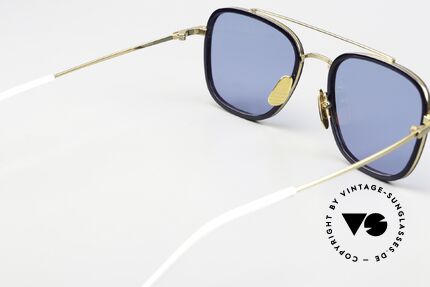 Thom Browne TBS800 Eckige Herrensonnenbrille, Größe: medium, Passend für Herren