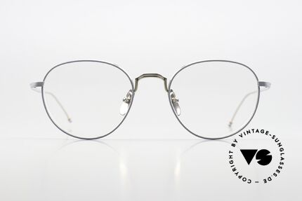 Thom Browne TBX119 Sehr Stilvolle Herrenbrille, Titanium-Fassung, color SLV-GRY, Größe 52/21, 140, Passend für Herren