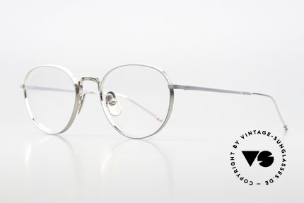 Thom Browne TBX119 Sehr Stilvolle Herrenbrille, SLV-GRY = versilbert mit hellgrauem Fassungsrand, Passend für Herren