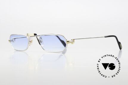 Cartier Demi Lune LC - M Damen Und Herren Lesebrille, dieses Modell mit Louis Cartier Dekor in Gr. 50-24, 140, Passend für Herren Cartier Demi Lune LC - M Damen Und Herren Lesebrille, dieses Modell mit Louis Cartier Dekor in Gr. 50-24, 140, Passend für Herren
