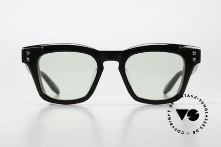 AKONI Ara Akoni Brille Der DITA Gründer, 6mm japanisches Azetat, Farbe 104A 'BLACK-OLIVE', Passend für Herren