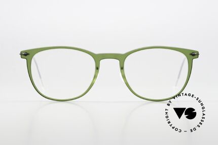 Lindberg 6529 47 NOW Brille In Grün Und Mattschwarz, Modell 6529, Größe 47/20 in interessanter Kolorierung, Passend für Damen Lindberg 6529 47 NOW Brille In Grün Und Mattschwarz, Modell 6529, Größe 47/20 in interessanter Kolorierung, Passend für Damen