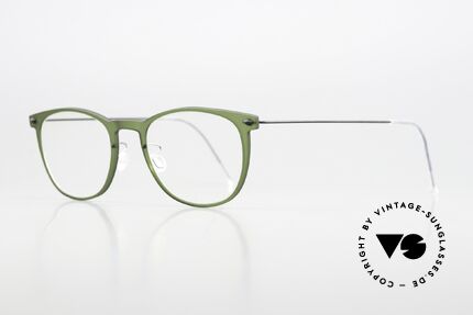 Lindberg 6529 47 NOW Brille In Grün Und Mattschwarz, grüne Rahmenfront & mattschwarze Bügel, col. 11M/U9, Passend für Damen Lindberg 6529 47 NOW Brille In Grün Und Mattschwarz, grüne Rahmenfront & mattschwarze Bügel, col. 11M/U9, Passend für Damen