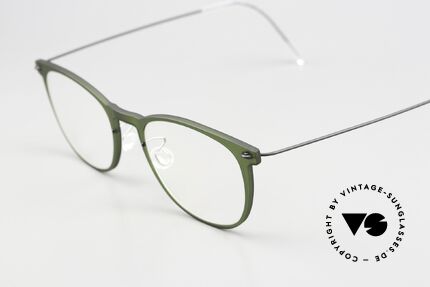 Lindberg 6529 47 NOW Brille In Grün Und Mattschwarz, sehr hochwertiges Compositematerial mit Titanbügeln, Passend für Damen Lindberg 6529 47 NOW Brille In Grün Und Mattschwarz, sehr hochwertiges Compositematerial mit Titanbügeln, Passend für Damen
