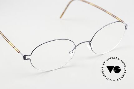 Lindberg York Air Titan Rim Dunkelblau Metallic Schildpatt, ungetragene Designerbrille + Magnet-Etui von Lindberg, Passend für Herren und Damen Lindberg York Air Titan Rim Dunkelblau Metallic Schildpatt, ungetragene Designerbrille + Magnet-Etui von Lindberg, Passend für Herren und Damen
