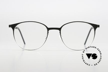Lindberg 9556 Strip Titanium Designerbrille Schwarz Panto, Modell 9556, in Größe 49/19, Bügel 135 und Color U9, Passend für Herren und Damen Lindberg 9556 Strip Titanium Designerbrille Schwarz Panto, Modell 9556, in Größe 49/19, Bügel 135 und Color U9, Passend für Herren und Damen