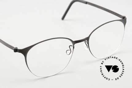 Lindberg 9556 Strip Titanium Designerbrille Schwarz Panto, ungetragenes Designerstück mit orig. Etui von Lindberg, Passend für Herren und Damen Lindberg 9556 Strip Titanium Designerbrille Schwarz Panto, ungetragenes Designerstück mit orig. Etui von Lindberg, Passend für Herren und Damen
