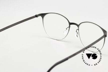 Lindberg 9556 Strip Titanium Designerbrille Schwarz Panto, die orig. DEMOgläser können beliebig getauscht werden, Passend für Herren und Damen Lindberg 9556 Strip Titanium Designerbrille Schwarz Panto, die orig. DEMOgläser können beliebig getauscht werden, Passend für Herren und Damen