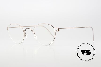 Lindberg Matt 44 Air Titan Rim Kleine Pantobrille Unisex, so zeitlos, stilvoll und innovativ = Prädikat "VINTAGE", Passend für Herren und Damen