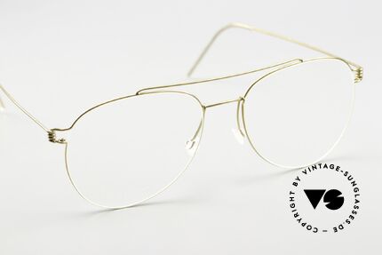 Lindberg Sonny 53 Air Titan Rim Pilotenbrille Damen Und Herren, ungetragenes Designerstück mit LINDBERG Hart-Etui, Passend für Herren und Damen