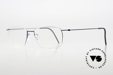 Lindberg 5509 Thintanium Eckige Brillenform Für Herren, sehr leicht und bequem & dennoch robust und flexibel, Passend für Herren