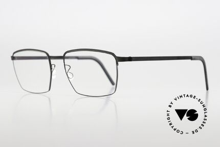 Lindberg 7426 Strip Titanium Markante Herrenbrille 2018, schwarze, sehr markante Brillenfassung; Top-Qualität, Passend für Herren