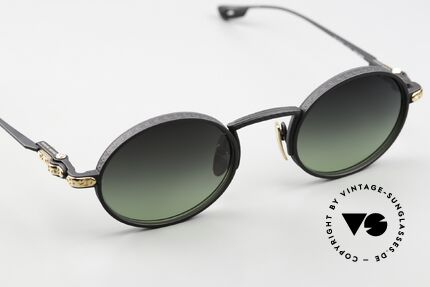Chrome Hearts Honey Dipped Ozzy Osbourne Style Brille, mattschwarze Fassung mit grau-grünem Sonnenglas, Passend für Herren und Damen Chrome Hearts Honey Dipped Ozzy Osbourne Style Brille, mattschwarze Fassung mit grau-grünem Sonnenglas, Passend für Herren und Damen
