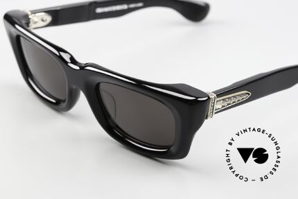 Chrome Hearts Steezin Sehr Dicke Azetat Sonnnebrille, mit 925er Sterling Silber als Dekor-Elemente, Passend für Herren und Damen Chrome Hearts Steezin Sehr Dicke Azetat Sonnnebrille, mit 925er Sterling Silber als Dekor-Elemente, Passend für Herren und Damen