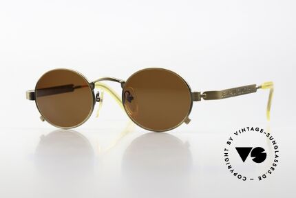 Jean Paul Gaultier 56-1173 Made in Japan Brille Von 1996, ovale 90er Jean Paul Gaultier Designer-Sonnenbrille, Passend für Herren Jean Paul Gaultier 56-1173 Made in Japan Brille Von 1996, ovale 90er Jean Paul Gaultier Designer-Sonnenbrille, Passend für Herren