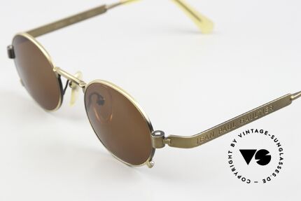 Jean Paul Gaultier 56-1173 Made in Japan Brille Von 1996, dunkelbraune Sonnengläser (mit 100% UV Protection), Passend für Herren Jean Paul Gaultier 56-1173 Made in Japan Brille Von 1996, dunkelbraune Sonnengläser (mit 100% UV Protection), Passend für Herren