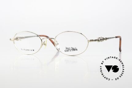 Jean Paul Gaultier 55-0039 Ovale Titanium Brille 1996 Details