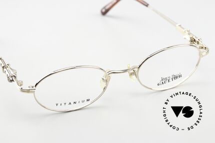 Jean Paul Gaultier 55-0039 Ovale Titanium Brille 1996, KEINE Retrobrille, sondern ein über 30J. altes ORIGINAL, Passend für Herren und Damen Jean Paul Gaultier 55-0039 Ovale Titanium Brille 1996, KEINE Retrobrille, sondern ein über 30J. altes ORIGINAL, Passend für Herren und Damen