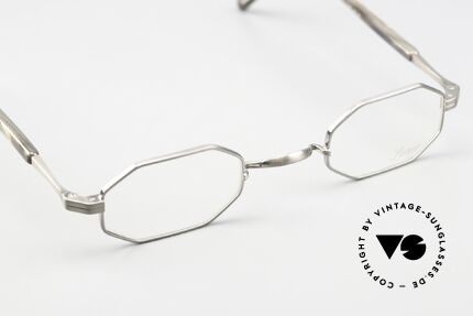 Lunor ST4 E-BT Achteckig Titan Antik Silber, zeitlose Fassung; Unisex-Modell (Damen und Herren), Passend für Herren und Damen