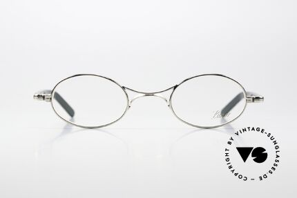 Lunor X-Bridge Oval Sehr Edle Brille Platin Plattiert, die rare, veredelte Version mit den Azetat-Bügeln, Passend für Herren und Damen Lunor X-Bridge Oval Sehr Edle Brille Platin Plattiert, die rare, veredelte Version mit den Azetat-Bügeln, Passend für Herren und Damen