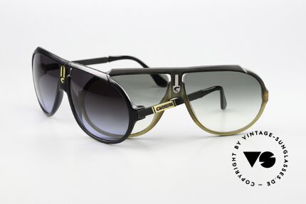 Carrera 5512 2in1 Sonnenbrille Schwarz Grün, Größe: large, Passend für Herren Carrera 5512 2in1 Sonnenbrille Schwarz Grün, Größe: large, Passend für Herren