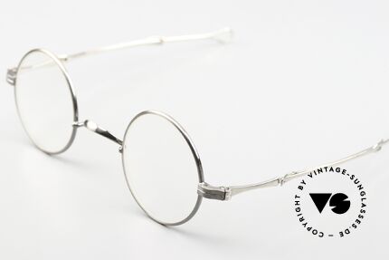 Lunor I 12 Telescopic Antik Silber Front Platin Bügel, Mod. I 12 = Größe 38°26, Bügellänge: 118mm-155 mm, Passend für Herren und Damen Lunor I 12 Telescopic Antik Silber Front Platin Bügel, Mod. I 12 = Größe 38°26, Bügellänge: 118mm-155 mm, Passend für Herren und Damen