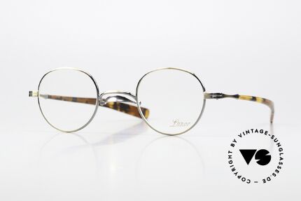 Lunor Swing A 32 Panto Antik Gold Und Silberner Steg, alte Lunor Brille mit Schaukelsteg bzw. Schwenksteg, Passend für Herren und Damen Lunor Swing A 32 Panto Antik Gold Und Silberner Steg, alte Lunor Brille mit Schaukelsteg bzw. Schwenksteg, Passend für Herren und Damen