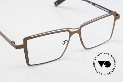 Theo Belgium Groove Eckige Brille Herren & Damen, ungetragene Kunstbrille für die, die sich trauen!, Passend für Herren und Damen Theo Belgium Groove Eckige Brille Herren & Damen, ungetragene Kunstbrille für die, die sich trauen!, Passend für Herren und Damen