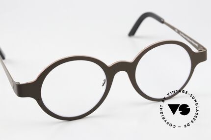 Theo Belgium Eye-Witness YZ Bicolor Titanium Designerbrille, ungetragene Kunstbrille für die, die sich trauen!, Passend für Herren und Damen Theo Belgium Eye-Witness YZ Bicolor Titanium Designerbrille, ungetragene Kunstbrille für die, die sich trauen!, Passend für Herren und Damen