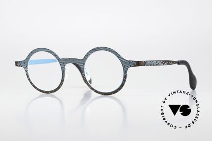 Theo Belgium Mille 64 Runde Brille Punkte-Muster, tolle runde Theo Designerbrille in Größe 41-25, Passend für Herren und Damen Theo Belgium Mille 64 Runde Brille Punkte-Muster, tolle runde Theo Designerbrille in Größe 41-25, Passend für Herren und Damen
