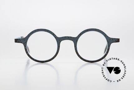 Theo Belgium Mille 64 Runde Brille Punkte-Muster, Modell mille+64 aus der "mille metal" Kollektion, Passend für Herren und Damen Theo Belgium Mille 64 Runde Brille Punkte-Muster, Modell mille+64 aus der "mille metal" Kollektion, Passend für Herren und Damen