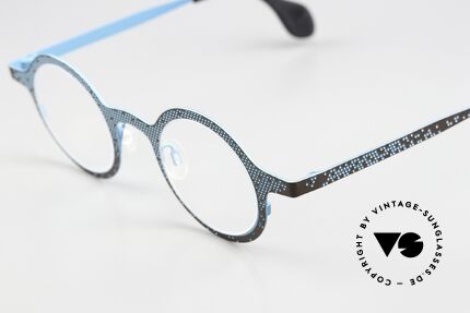 Theo Belgium Mille 64 Runde Brille Punkte-Muster, das gepunktete Muster macht die Brille lebendig, Passend für Herren und Damen Theo Belgium Mille 64 Runde Brille Punkte-Muster, das gepunktete Muster macht die Brille lebendig, Passend für Herren und Damen