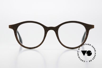 Theo Belgium Mille 61 Lebendiges Rahmenmuster, Modell mille+61 aus der "mille metal" Kollektion, Passend für Herren und Damen