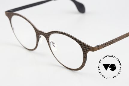 Theo Belgium Mille 61 Lebendiges Rahmenmuster, das gepunktete Muster macht die Brille lebendig, Passend für Herren und Damen